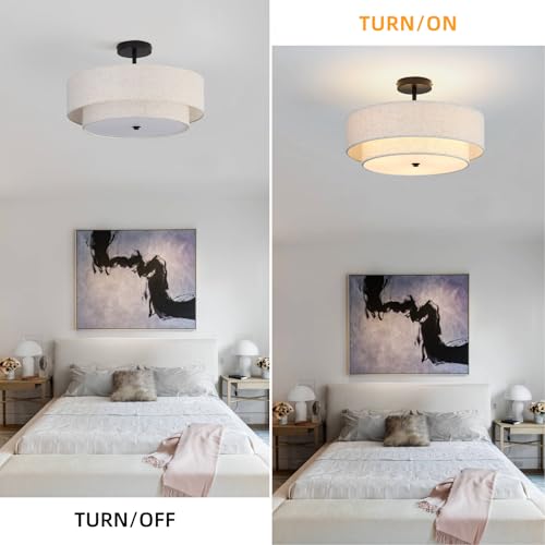 Fabric Ceiling Light