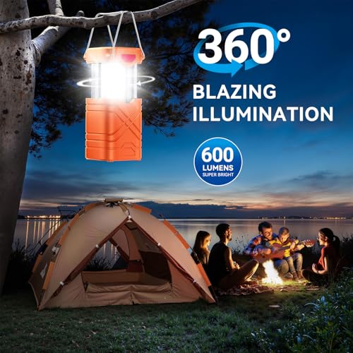 4 Pack Camping Lantern (Orange / 4 Pack)