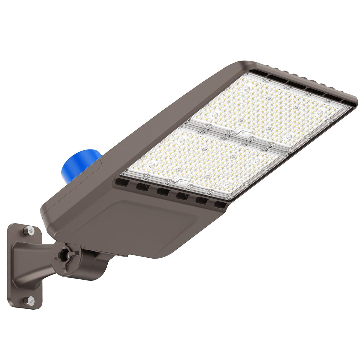 480V 300W LED Parking Lot Lights with Adjustable Arm Mount Dusk (300-480V-B-1PACK)