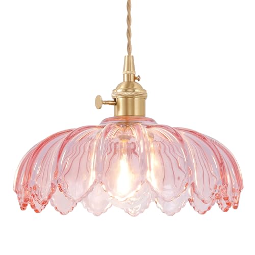 Pendant Light Retro Lotus Lampshade Lightings