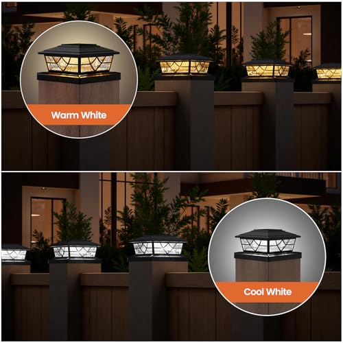 Solar Post Cap Lights 4x4 5x5 6x6