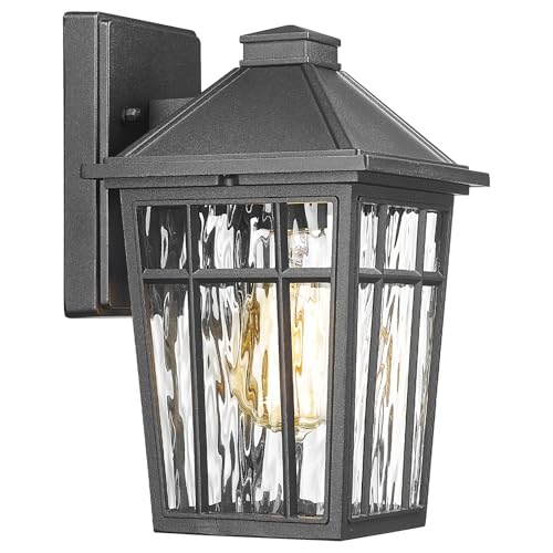 Outdoor Wall Lights for Porch (Black / 11inch-1pack)