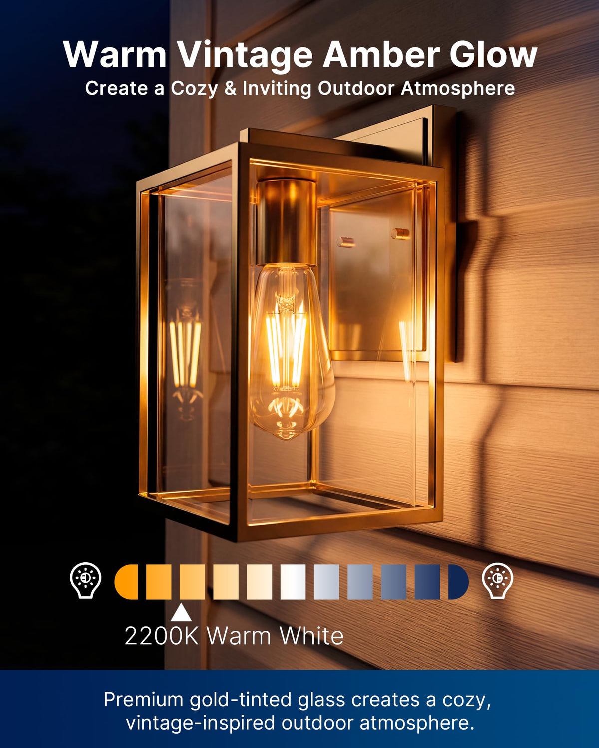 ST19 Dusk to Dawn LED Edison Bulb (60w Amber White / 2 Count (Pack of 1))