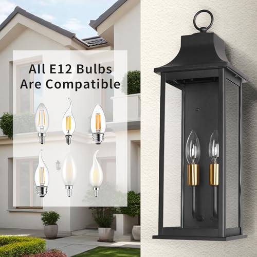2PK 20" Exterior Coach Light Wall Mount (20 inch - 2 PK)