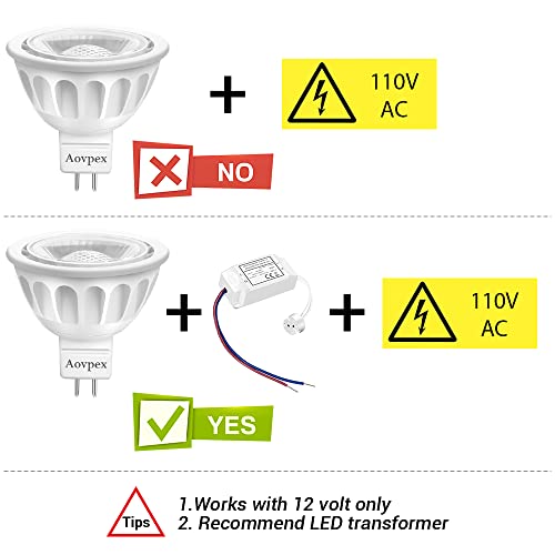 MR16 LED Bulbs 50W Halogen Equivalent Landscape Light Bulbs
