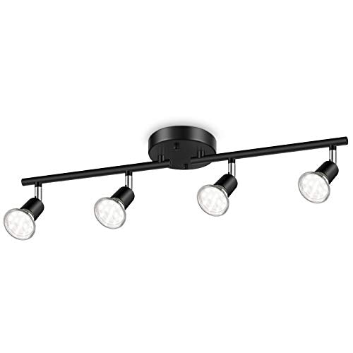 4 Light LED Track Lighting Kit (Black / 4 Light)