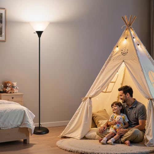 Floor Lamp for Living Room (Black)
