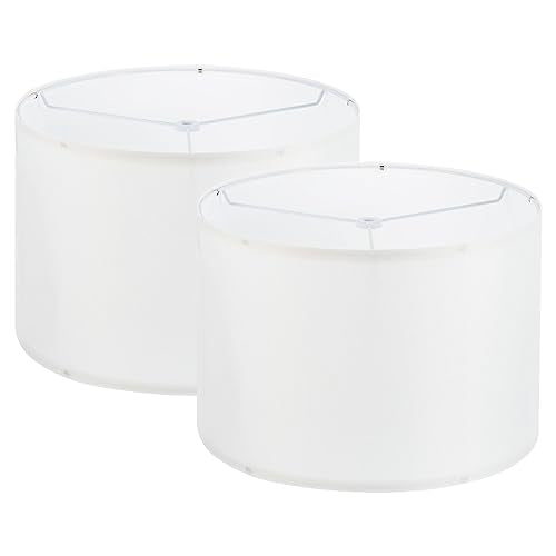 Drum Lamp Shades Set of 2 (White)