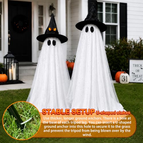 2Packs Halloween Decorations Outdoor (Large ghost)