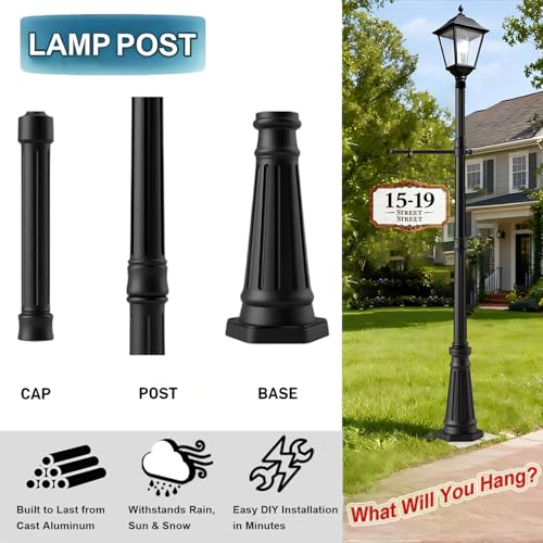 Universal Outdoor Post Light Pole