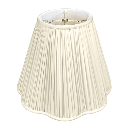 Royal Designs Bottom Scallop Gather Pleat Basic Lamp Shade