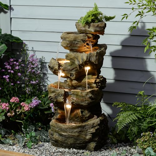 41.1" Garden Water Fountain Outdoor
