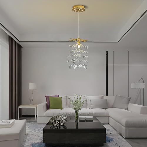 Modern Crystal Tree Branches Chandelier