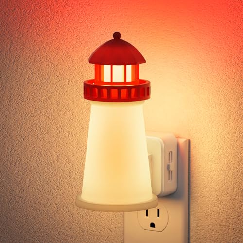 Night Lights Plug into Wall (Lighthouse / 1 Pack)
