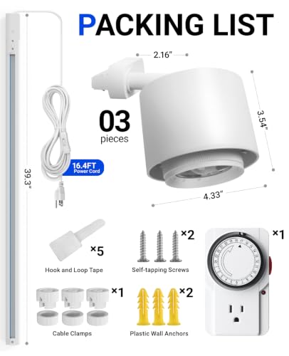 TR40C Track Grow Light (5000K / 120w-white Cover)