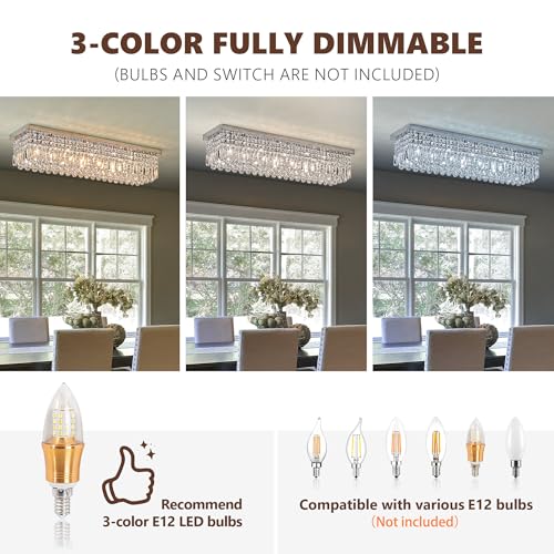 Crystal Rectangle Chandelier