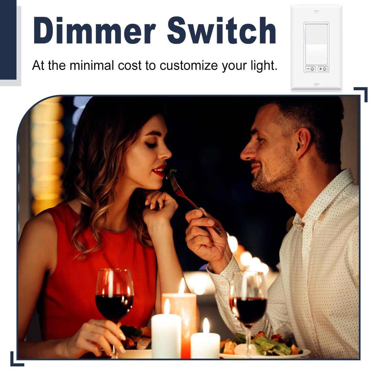 12 Pack Dimmer Light Switch (Dimmer Switch)