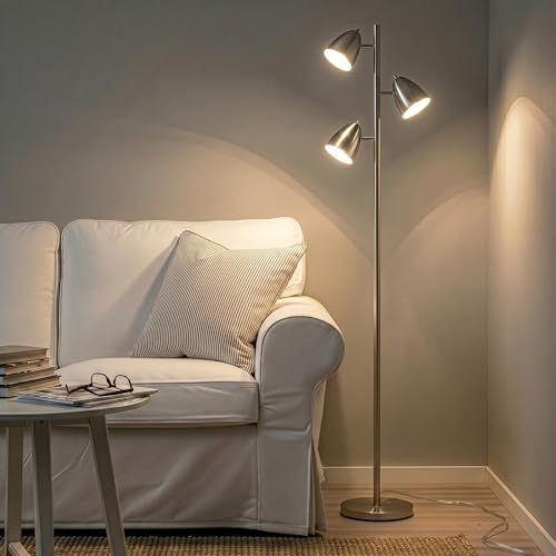 Jacob LED Standing Lamp (Nickel)