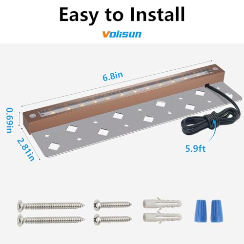 12 Inch Retaining Wall Lights (2700K / 12 Inch)
