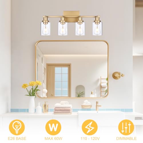 4 Light Gold Track Lighting Kits (Gold / 4-Light)