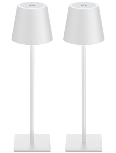Rechargeable Table Lamps Cordless Set of 2