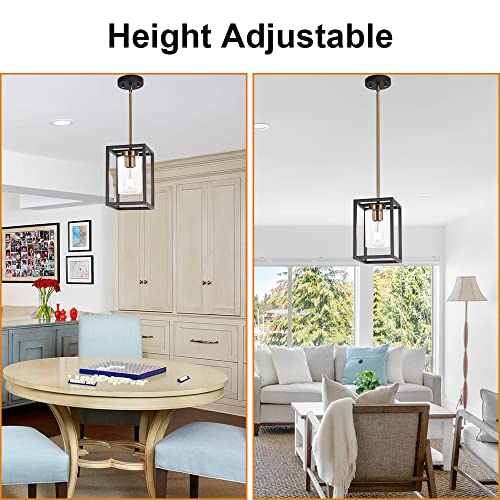 1 Light Mini Lantern Pendant Light (Brushed Brass / 1 Light)