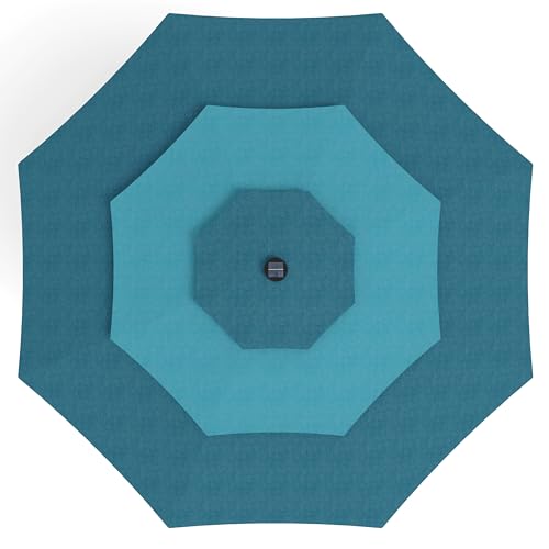 10ft Patio Umbrella with Solar Lights