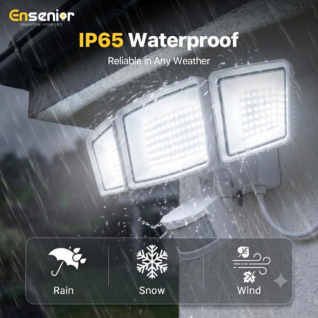 Solar Flood Lights Outdoor (White)