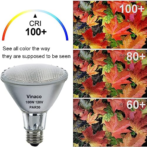 PAR30 Long Neck Flood Light Bulb 100W 120V Warm White 3000K E26 Base