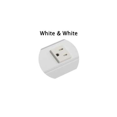 Task Lighting APT Angled Power Strip 9 inch Right (9 inch Right / White)