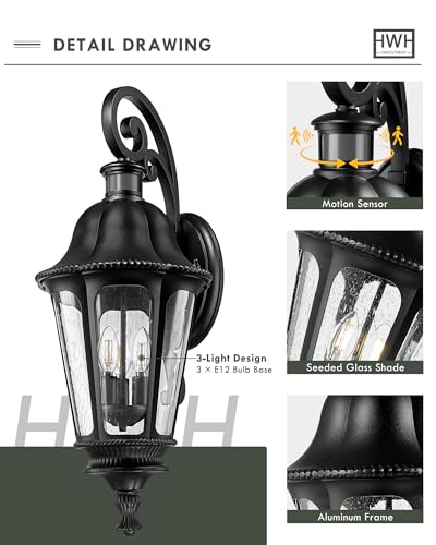 Motion Sensor Outdoor Light Wall Mount