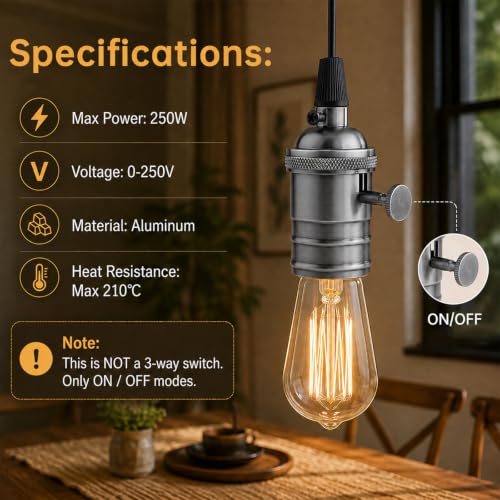 Lamp Socket Vintage Edison E26