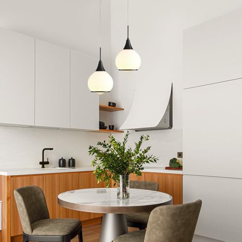 Pendant Light Fixtures Kitchen (Black / 1 Pack-6inch)