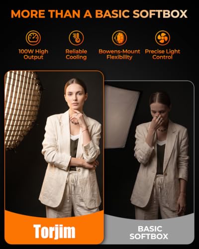 100W Softbox Lighting Kit with 24" Quick (24inch)