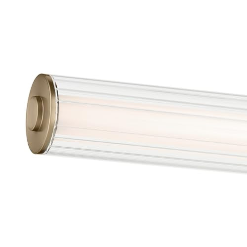 Laurene LED Bath Bar Light (Fluted Glass / 26.5 inch / Champagne Bronze)