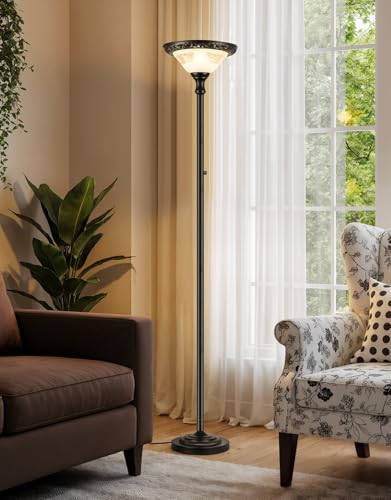 Torchiere Floor Lamps for Living Room (1-Head)