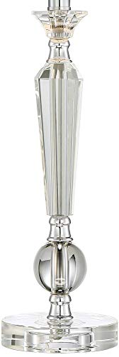 Jolie 26" Tall Table Lamps Set of 2 Tapered Candlestick Crystal Traditional