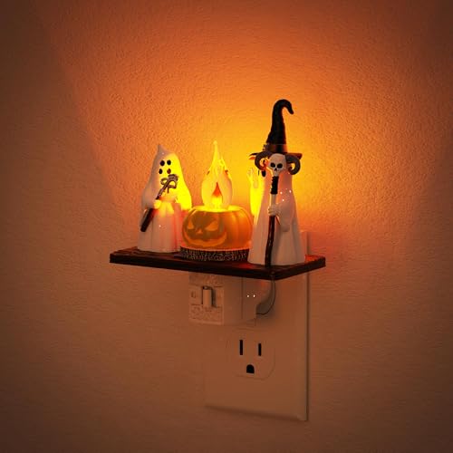 Halloween Night Light (Cane Ghost-Amber / 1 Pack)