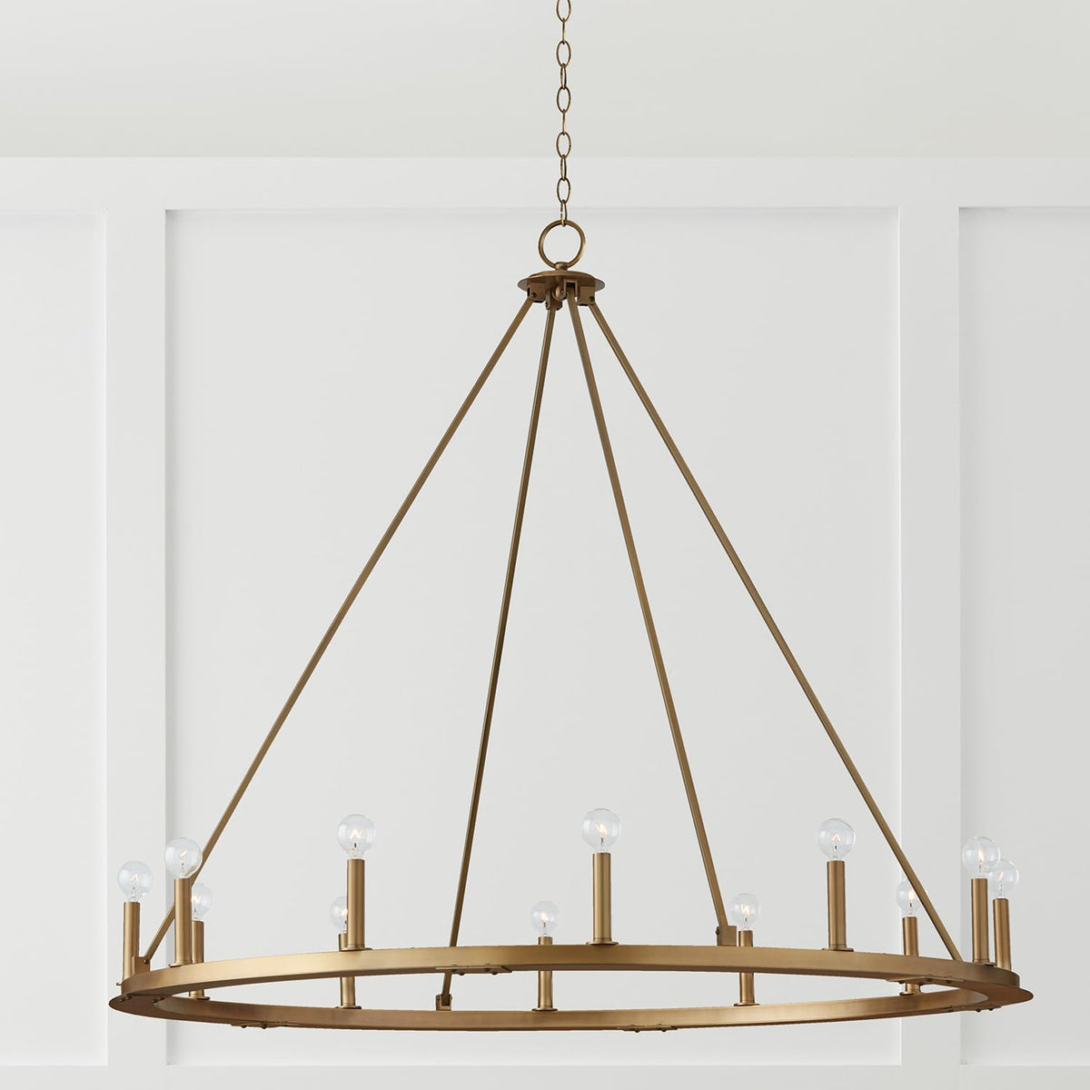 Capital Lighting 4912AD (12-Light / Aged Brass)