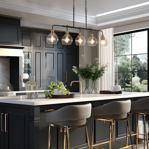 Linear Chandelier Kitchen Island Light