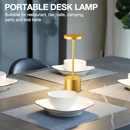 Cordless Lamp (Gold Lamp / 1 Pack)