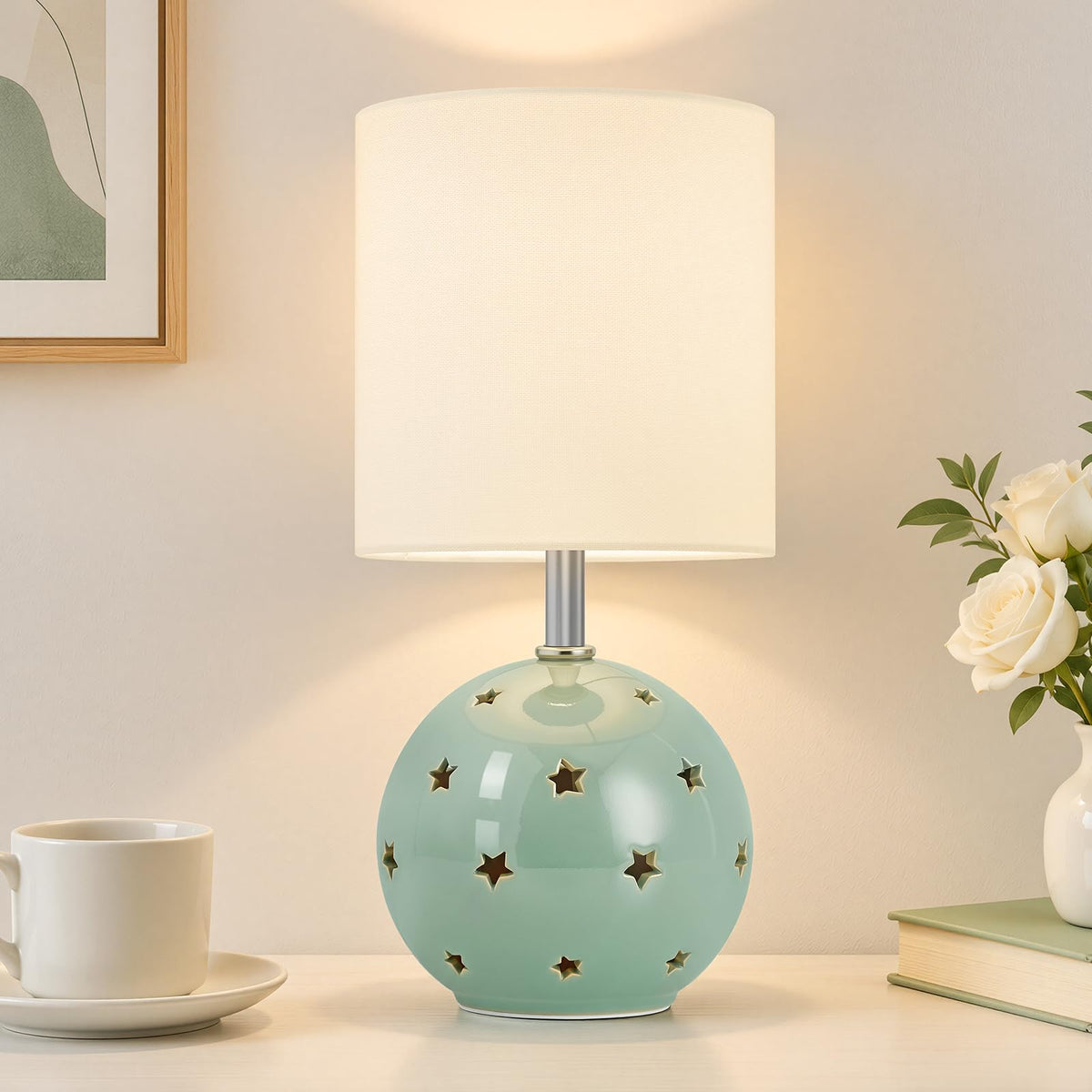 Small Table Lamp (Green)