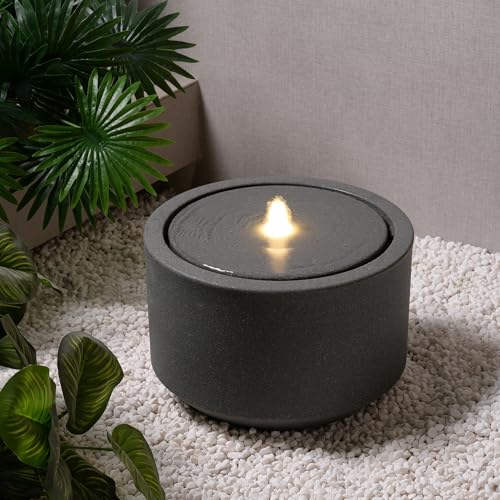 12.60” H Outdoor Water Fountain Made with Eco