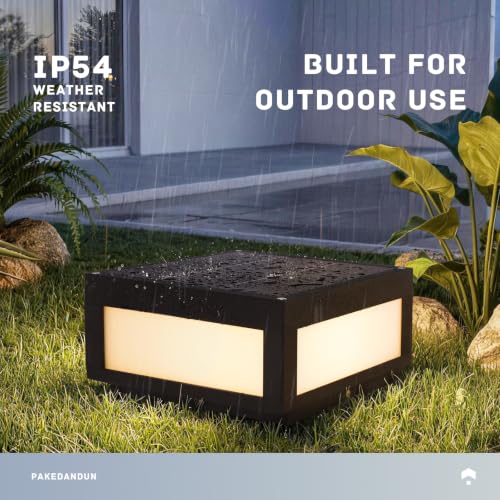 Solar Pillar Lights Outdoor