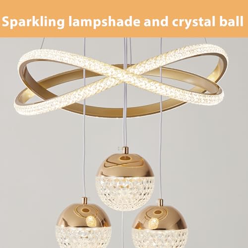 Modern Dining Room Gold LED Chandeliers