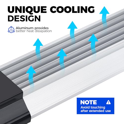 BS168 LED Shop Lights 8FT for Workshop (5000K / Black-168W-8FT-4 Packs)