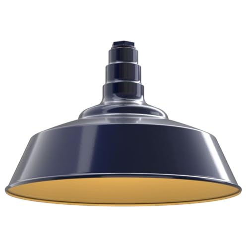 Industrial Pendant Light 20 Inch Extra Large Steel Warehouse Dome Fixture