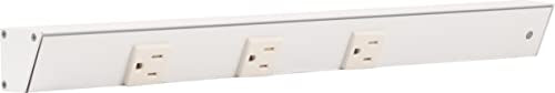 Task APT Angled Power Strip 18 inch Right (18 inch Right / White)