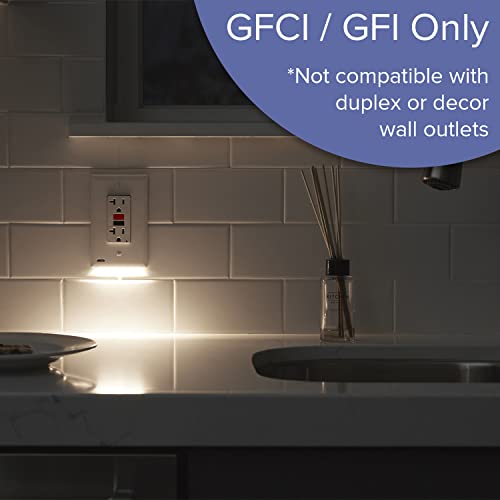 2 Pack GuideLight [for GFCI Outlets] (GFCI / Ivory)