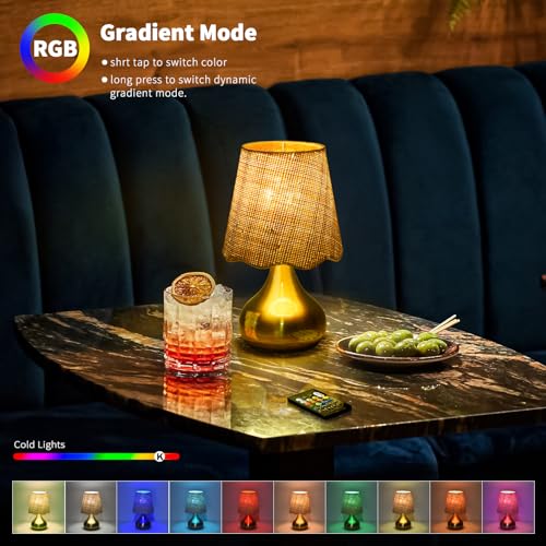 Cordless Table Lamp Rechargeable (Gold / Cordless)